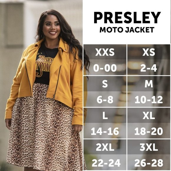 Lularoe 2xl Presley Moto Jacket | Poshmark